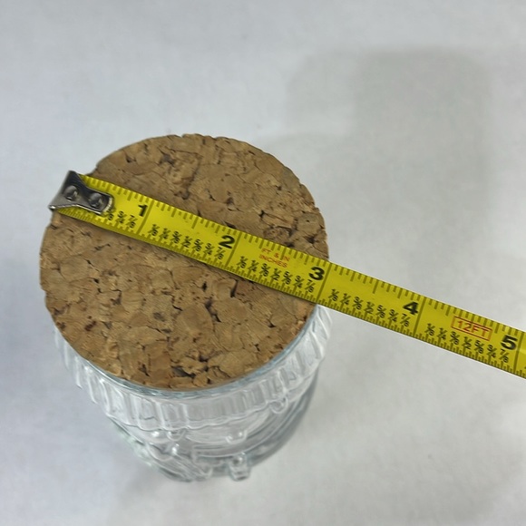 Vintage Glass Snowman Candy/Treat Jar with Cork Lid - Picture 14 of 14